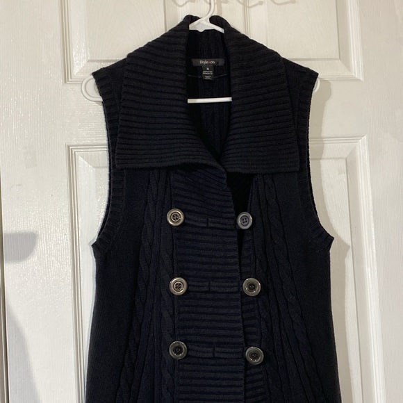 Style&co Women’s sleeveless Knit Black Vest size XL - Picture 2 of 7